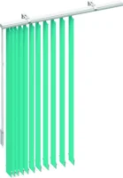 Leichtes verstellen der Vertikal-Jalousie durch Schnur/ Kette